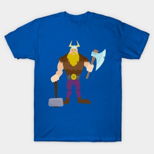 Cartoon viking man T-Shirt